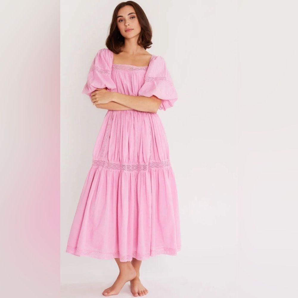 Mille Resort Wear The Talitha dress Bubble Gum Pink Size Medium